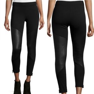 Haute Hippie Ponte Combo Ankle Leggings